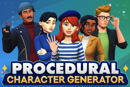Archetype Character Generator – Stylized Procedural NPCs