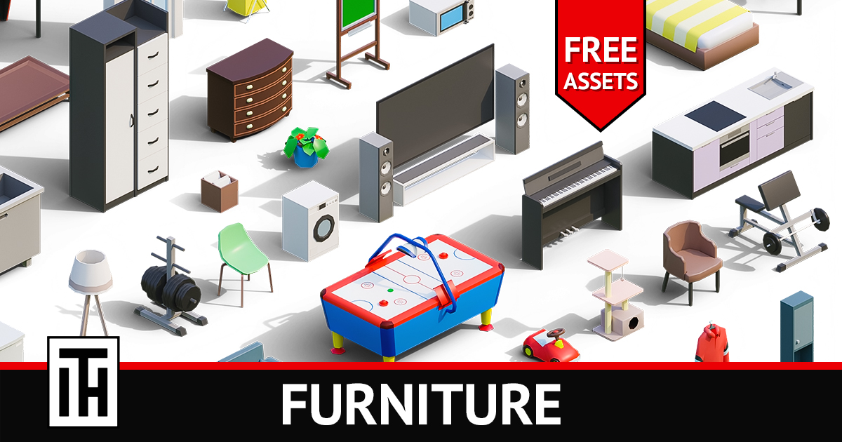 Furniture FREE 3D Furniture Unity Asset Store