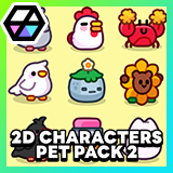 2D Characters - Pet Pack 2