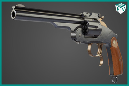 Revolver 02 Black URP HDRP Textures