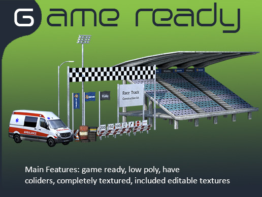 Race Track Assets Pack | 3D Roadways | Unity Asset Store