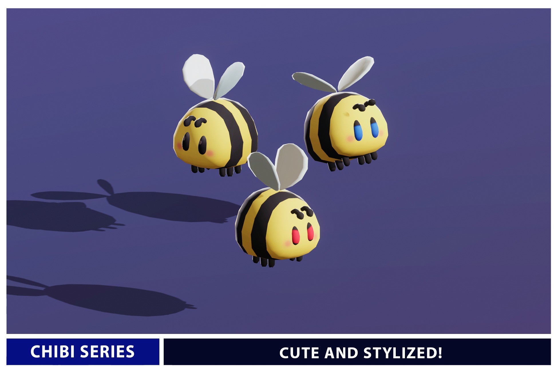 Bee Chibi Series by Meshtint Studio