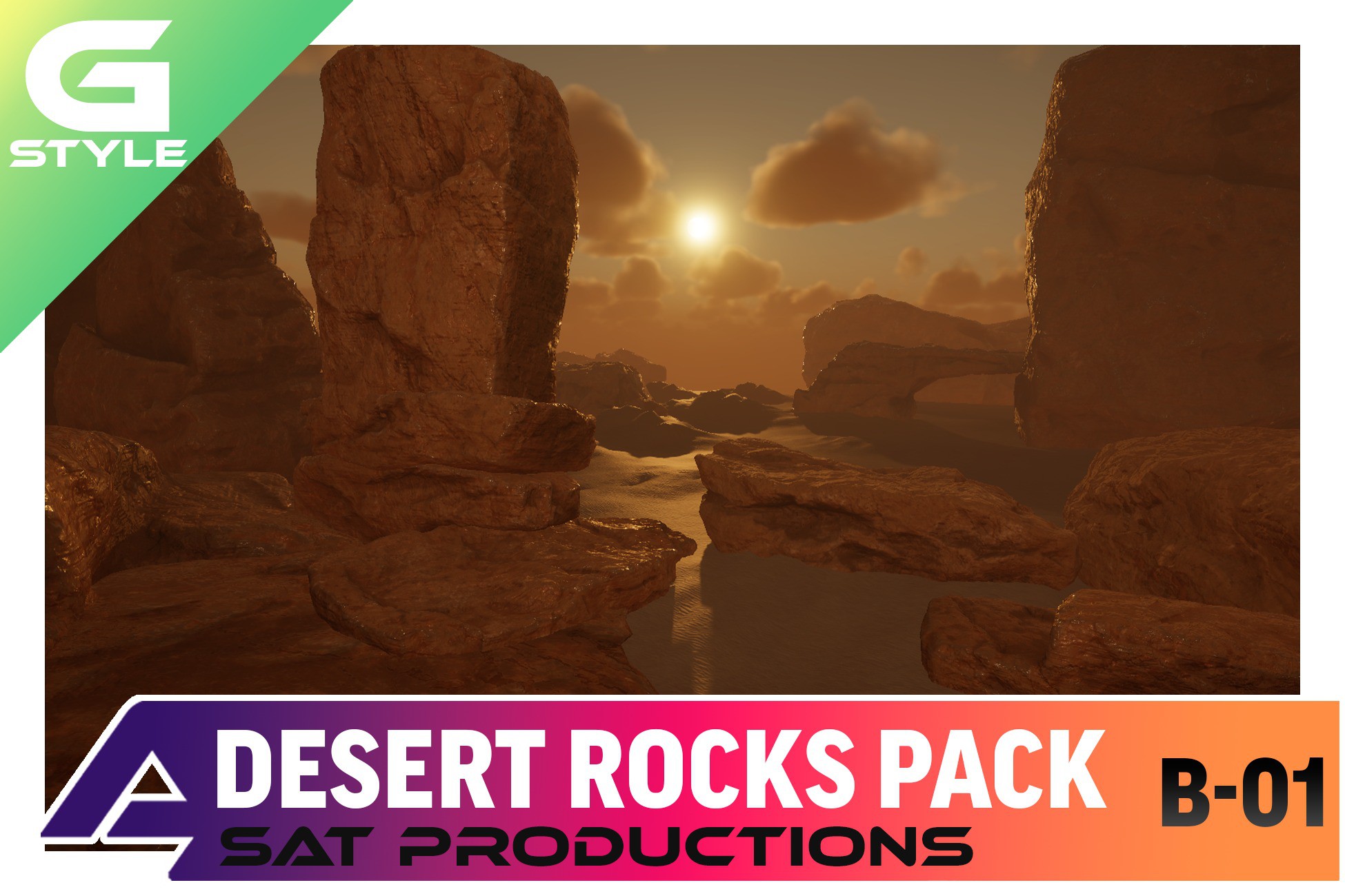 Desert Rocks Pack | 3D Landscapes | Unity Asset Store