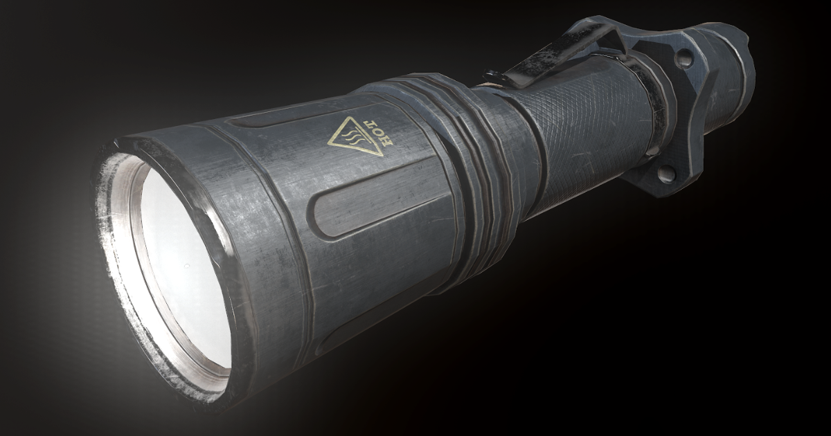 Flashlight Modern with Script | 3D Tools | Unity Asset Store