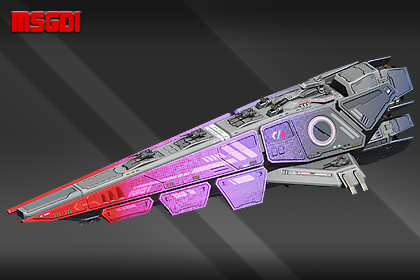 Spaceship Dragonspear Battleship