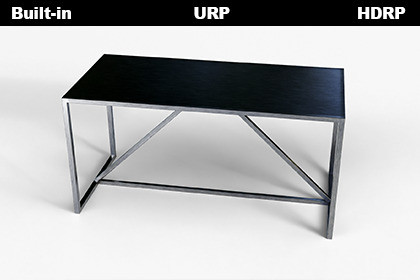 Industrial Computer Desk - PBR 3D Model