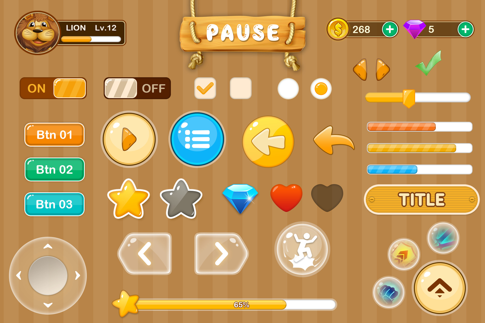 Complete RPG Cartoon UI Pack | 2D GUI | Unity Asset Store