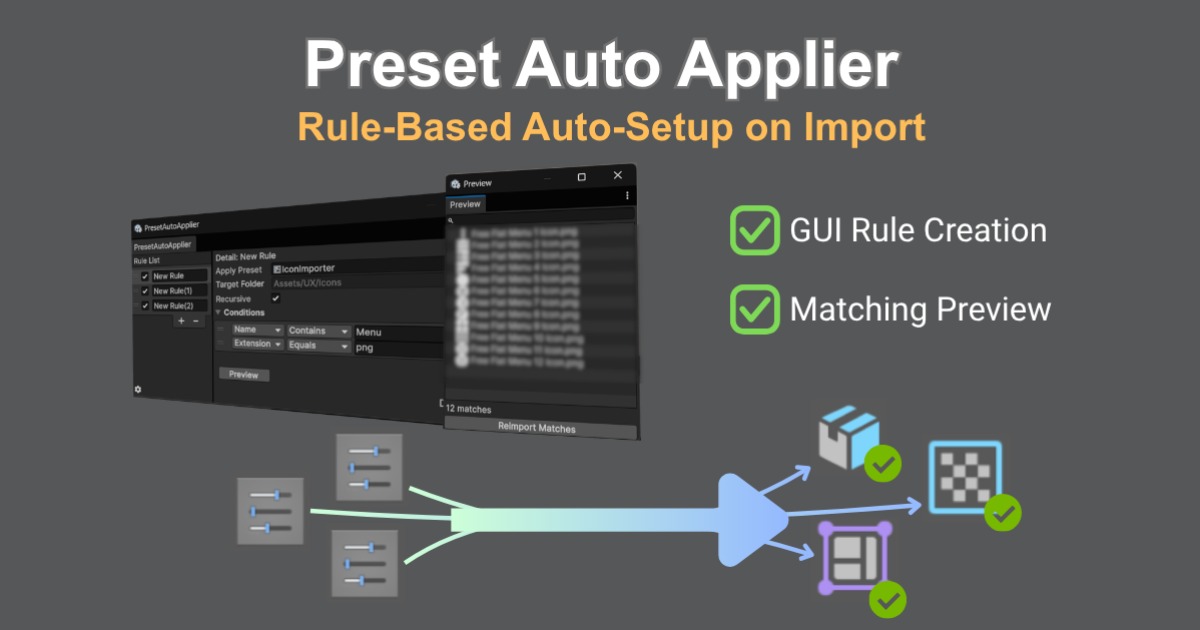 Preset Auto Applier: Rule-Based Auto-Setup on Import | Utilities Tools ...