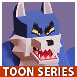 Werewolf Toon Humanoid Series