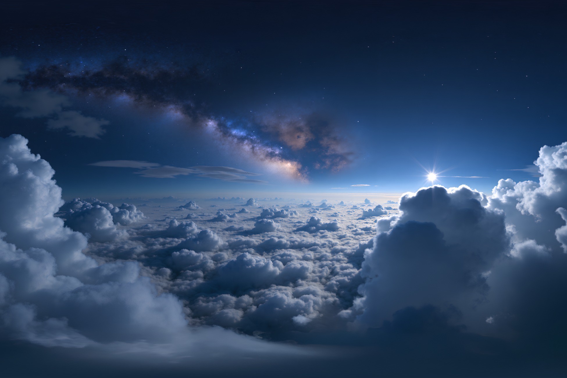 HDRI Above The Night Clouds Skyboxes | 2D Sky | Unity Asset Store