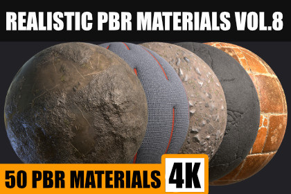 Realistic PBR Materials Vol.08