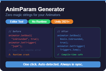 Animator Parametor Generator