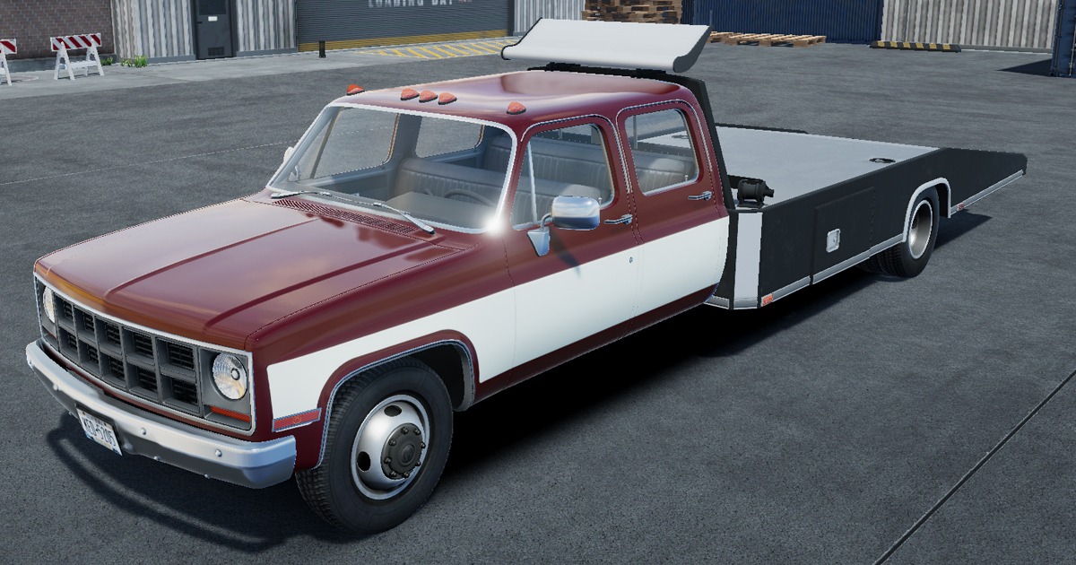 Crewcab ramp truck | 3D Vehicles | Unity Asset Store