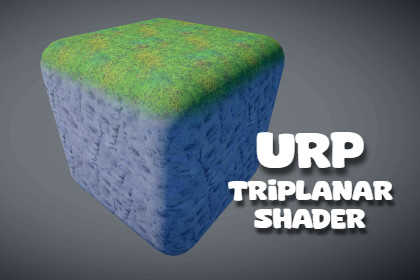 Simple Triplanar Terrain Shader – Grass & Snow (URP)