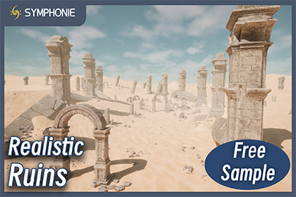 Realistic Ruins - Free Sample （archway_pillar）
