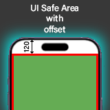 Safe Area with Custom Offset for UGUI