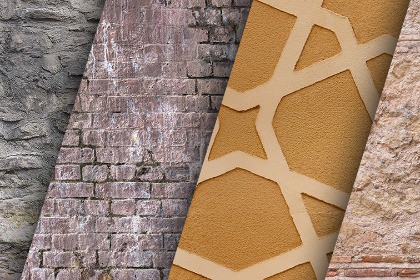 15 Medieval Gothic Wall Materials Vol. 5 - PBR Photoscanned materials
