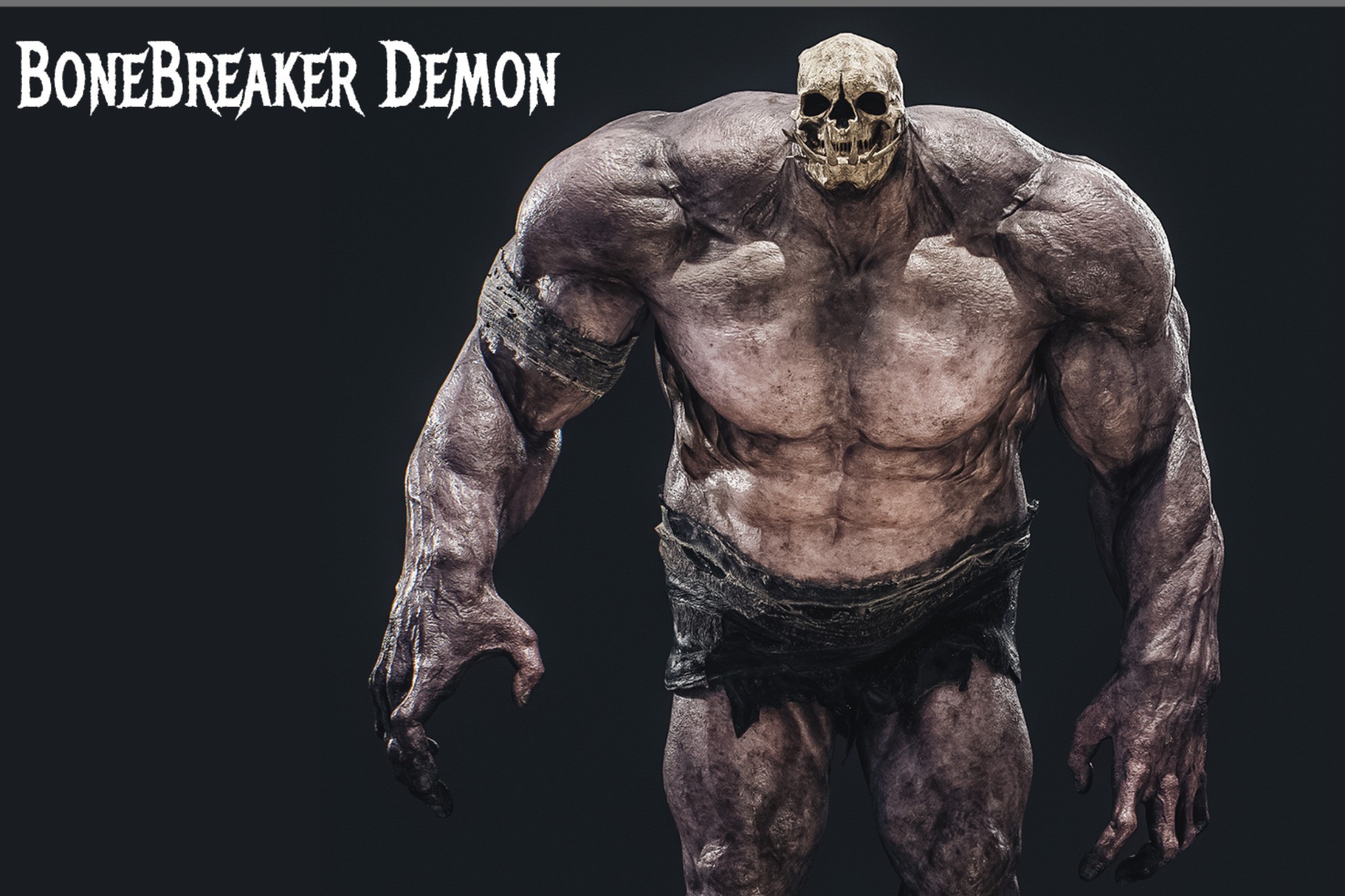Unity 3d Character Customization Bonebreaker Demon Creature | 3D Creatures | Unity Asset Store