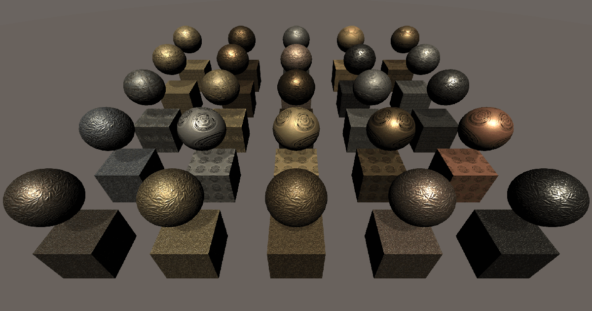 50 Metal Materials Ready, Volume. 9 | 2D Metals | Unity Asset Store