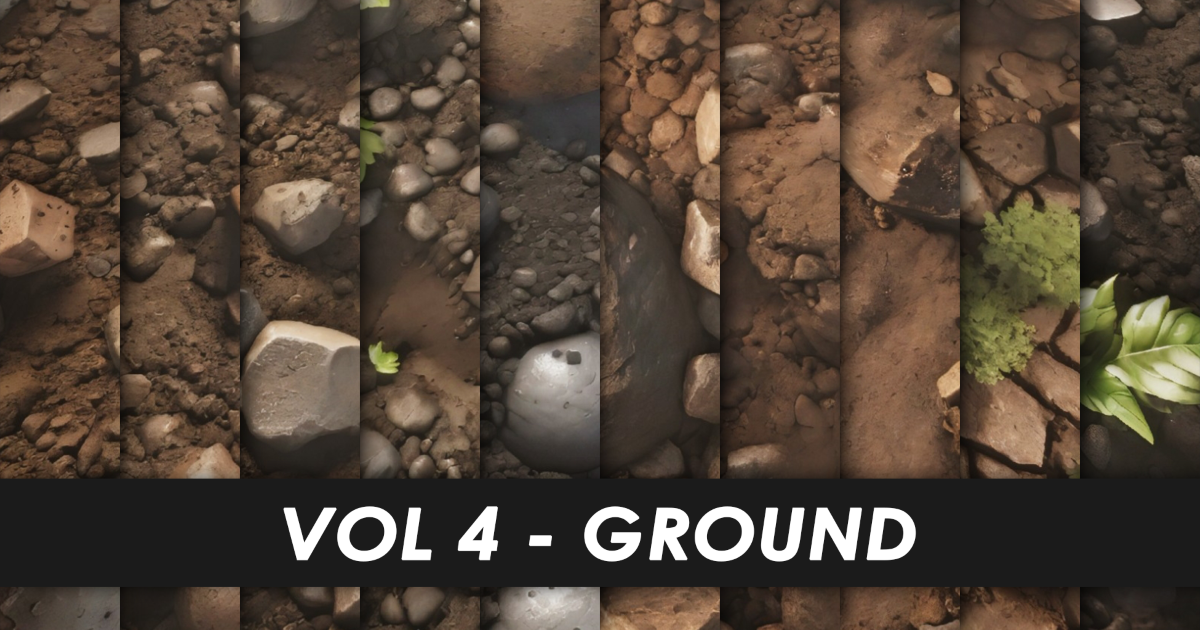 Realistic Textures - Vol 4 - Ground | 2D Textures & Materials | Unity ...