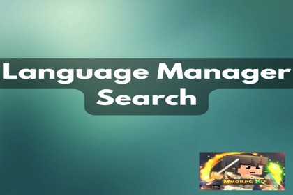 Language Manager Search Tool