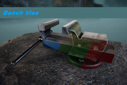 Bench Vise | 2 Variants, 3 Colors | Lite-Version (Static)