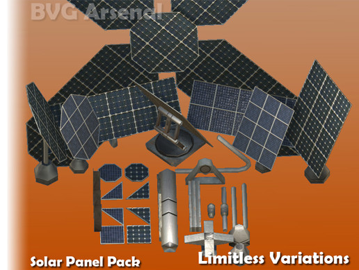 Modular - Solar Panel Pack | 3D Industrial | Unity Asset Store