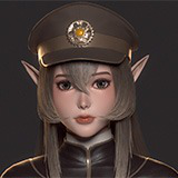 Lyanna - Steampunk Commander Elf Girl