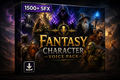 Fantasy Game Announcer & NPC Voice Pack