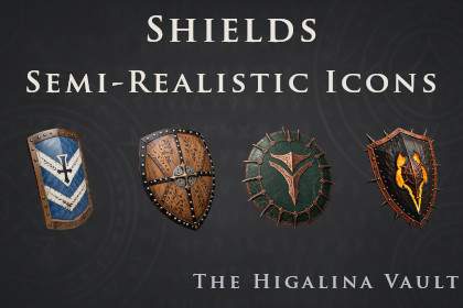 Shields - Semi-Realistic Icons