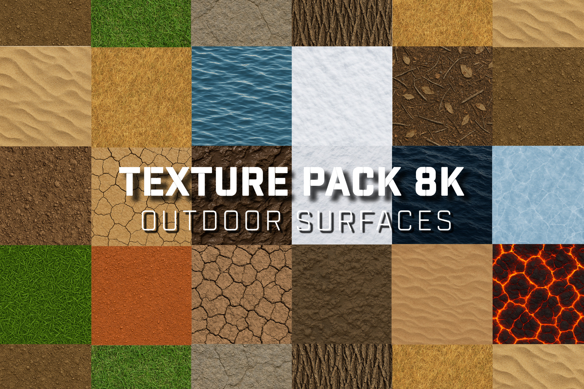 8k Video Texture Outdoor Surfaces - 8K Texture Pack | 2D Textures & Materials | Unity ...