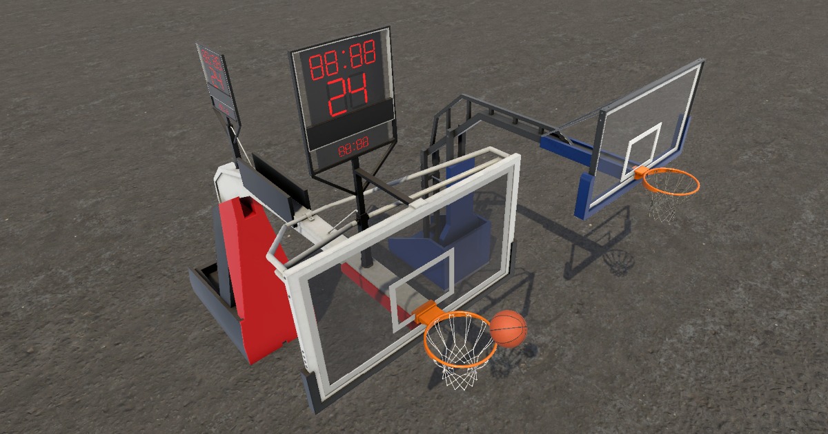 Basketball Props | 3D Exterior | Unity Asset Store