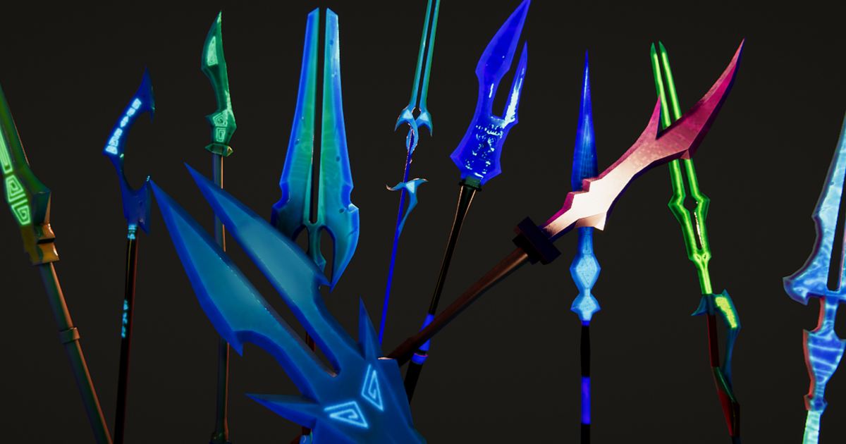 Stylized Long Blade Vol2 | 3D Weapons | Unity Asset Store