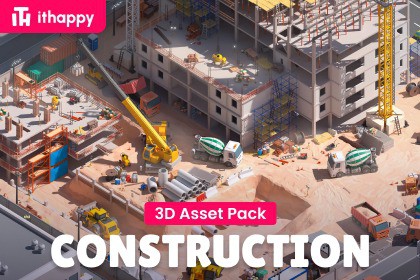 Construction - Low Poly 3D Models Pack