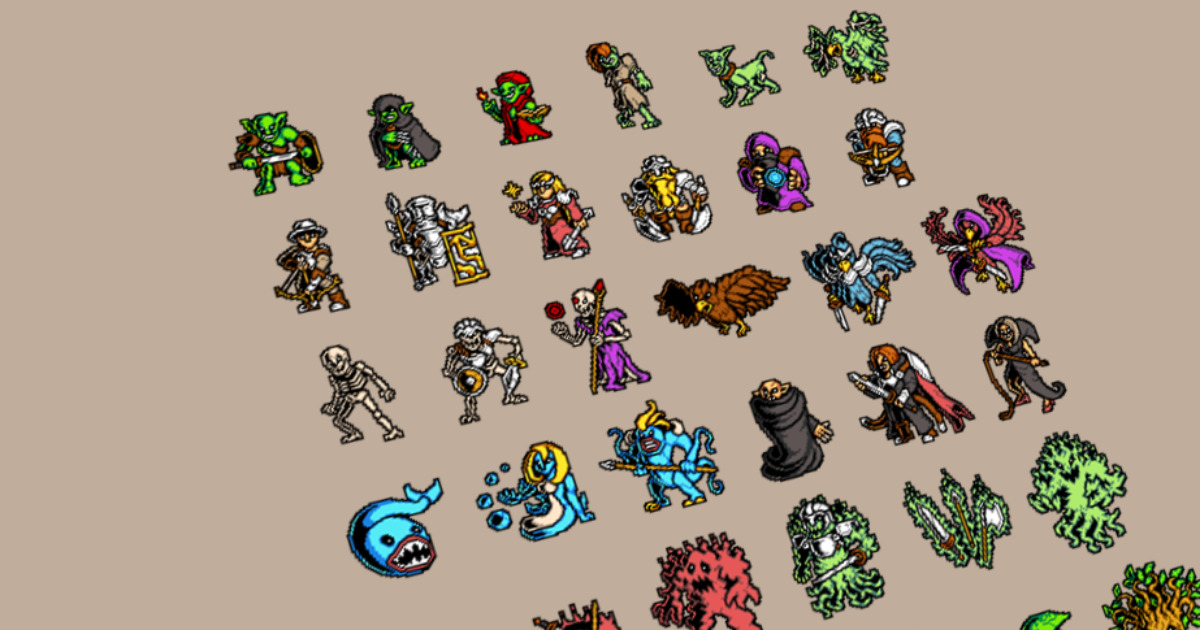 Unique 8-bit Fantasy Creatures | 2D Characters | Unity Asset Store