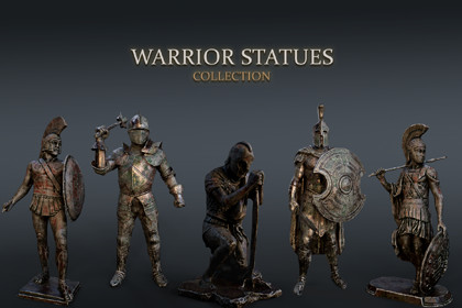 Warrior Statues - Collection (URP)