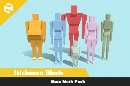 Character Pack - Stickman Block