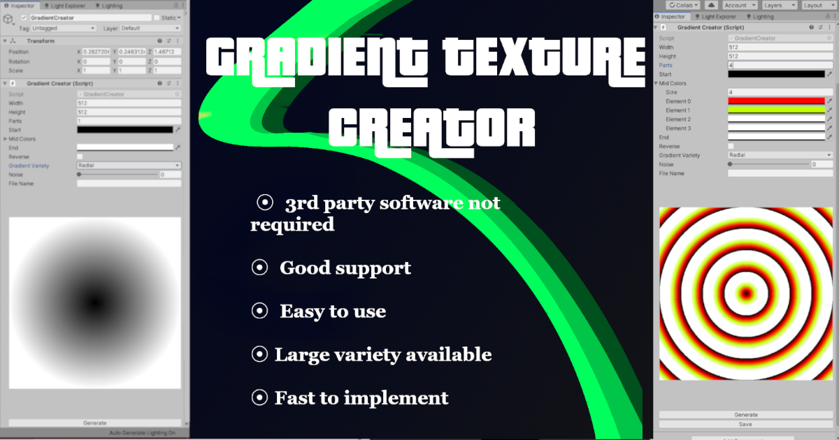 Gradient Texture Creator | Particles/Effects | Unity Asset Store