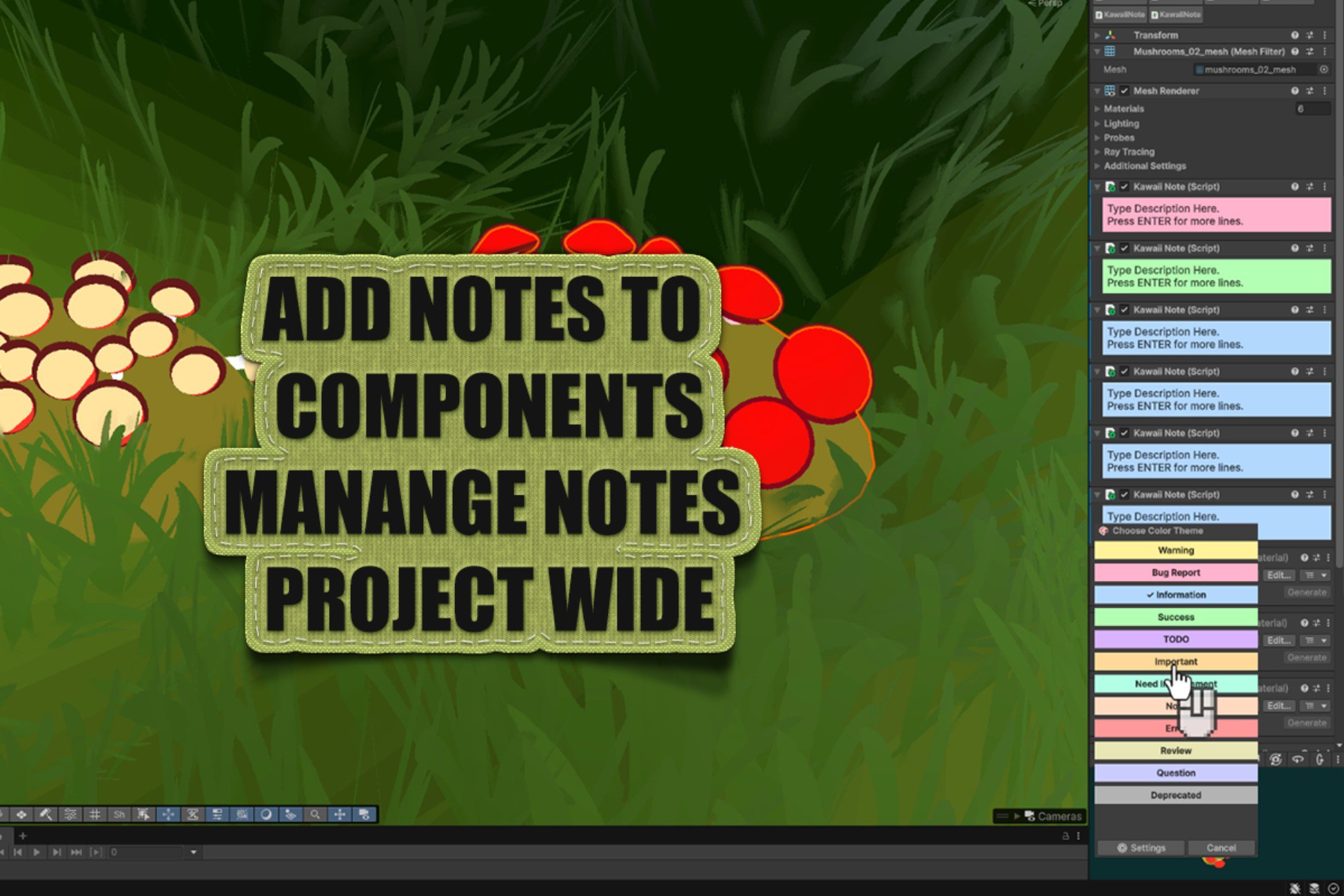 Kawaii Notes | Utilities Tools | Unity Asset Store
