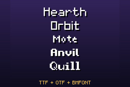 Pixel Fonts Collection