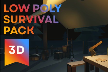 Low Poly Survival Pack - Art by Atheryx