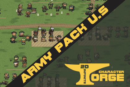 2D Infinite Character Forge - Army Pack U.S