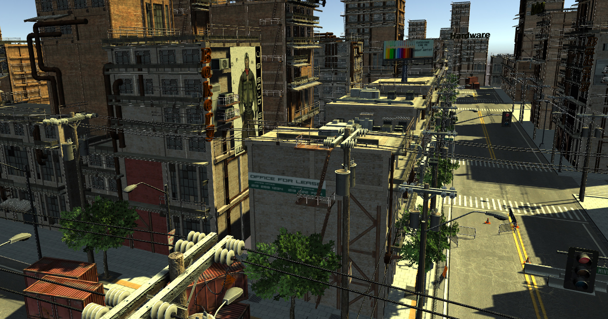 JYJ City Environment Package 1 | 3D Landscapes | Unity Asset Store