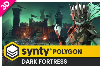 POLYGON - Dark Fortress - Low Poly 3D Art by Synty