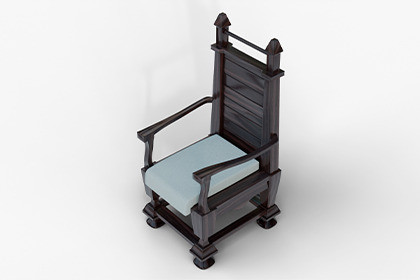 Classic Wooden Armchair
