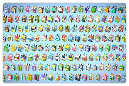 168 Stylized Backpack Pack – Cartoon Low Poly Urban Bags - Game Character Props