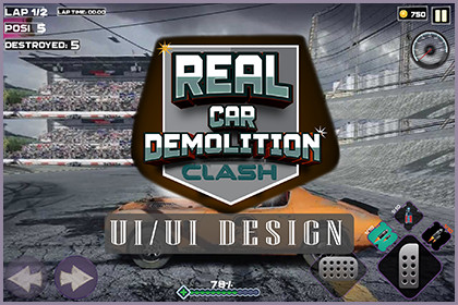 Mech Car Combat UI Kit – Shooter HUD & Mobile Game GUI/UX