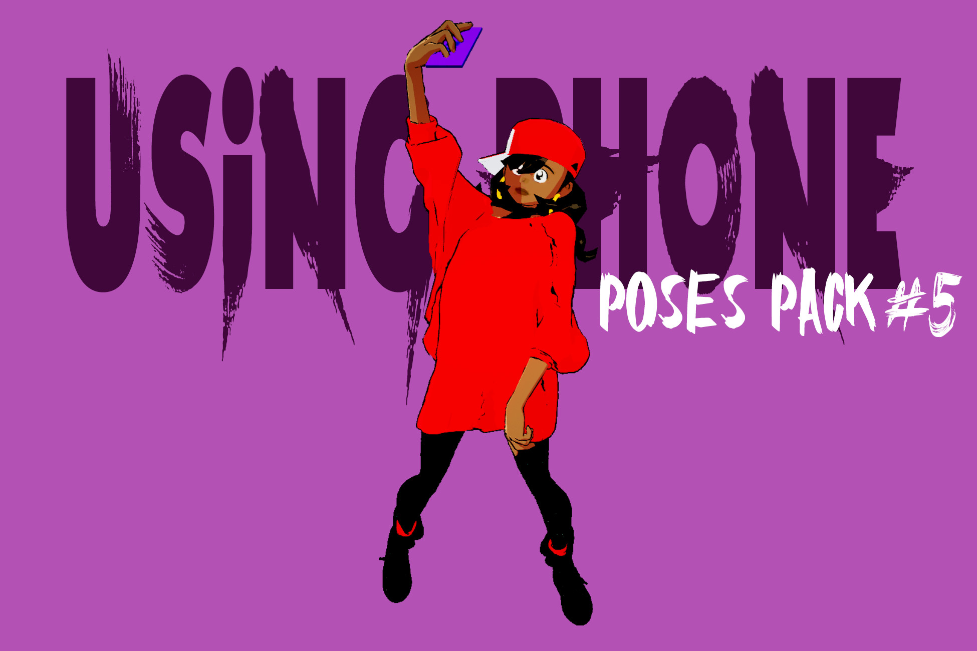 Poses Pack: Phone#5
