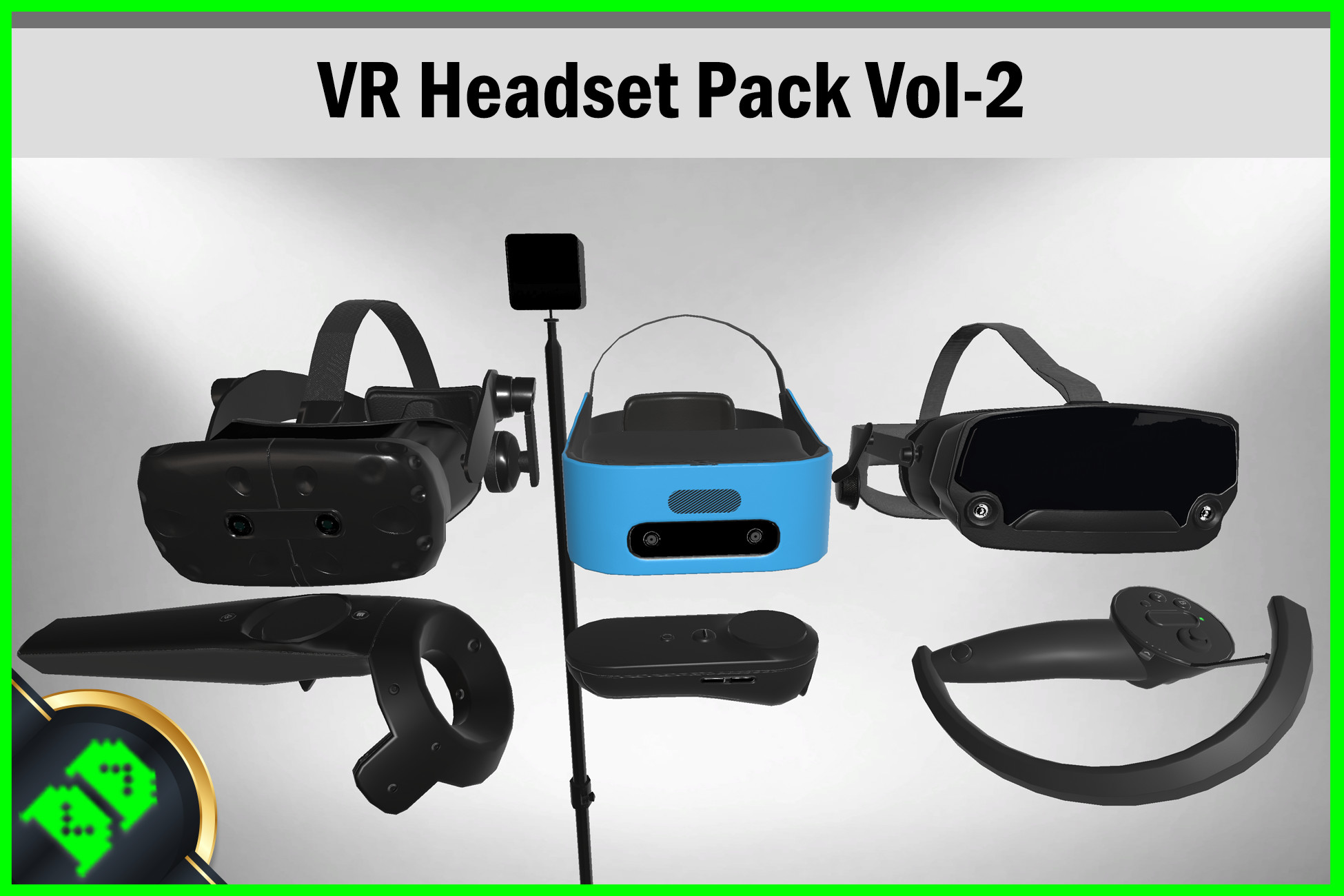 VR Headset Vol - 2 | 3D 小道具 | Unity Asset Store
