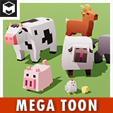 Farm Animals Mega Toon Series